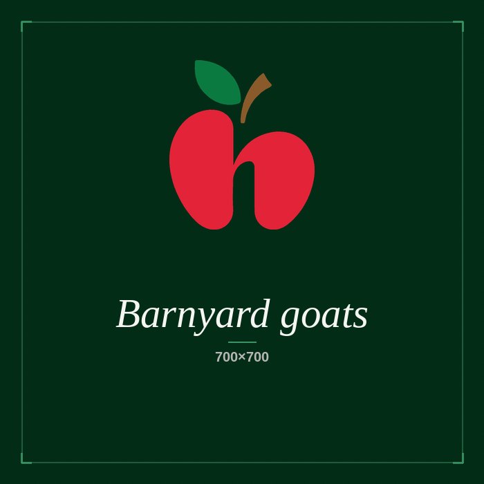Barnyard goats