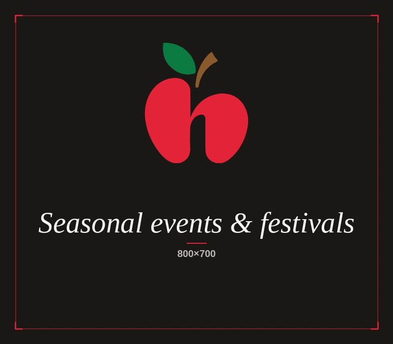 Seasonal events and festivals